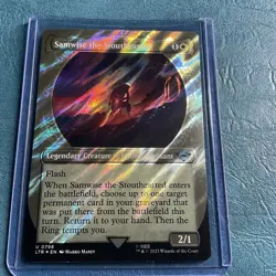 Samwise the Stouthearted (Showcase) (Surge Foil) Universes Beyond: LOTR NM MTG - Image 1