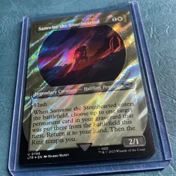 Samwise the Stouthearted (Showcase) (Surge Foil) Universes Beyond: LOTR NM MTG - Image 5