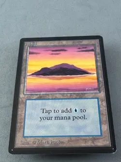 Island MTG Beta 291 (A)-Lightly Played Excellent-Vintage Magic the Gathering - Image 3