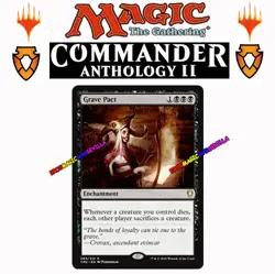 MTG Grave Pact - Pacto de las sepulturas COMMANDER ANTHOLOGY II ENGLISH NM - Image 1