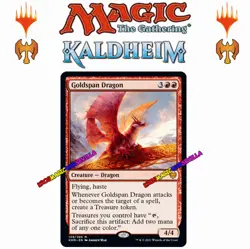 MTG Goldspan Dragon KALDHEIM ENGLISH NM - Dragon del puente dorado - Image 1