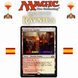 MTG Fundicion sagrada GREMIOS DE RAVNICA ESPANOL NM - Sacred Foundry - Image 1