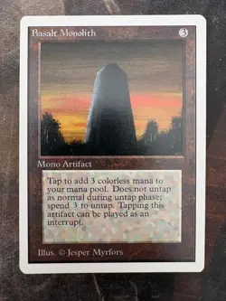 *** UNLIMITED Basalt Monolith *** NM-Mint Beauty! - DUTYFREE - Magic MtG - Image 1