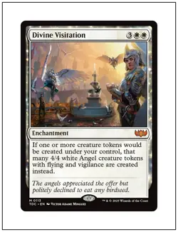 1x Divine Visitation, Magic the Gathering MTG NM - Image 1