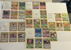 Lot Of 29 1st Edition Vintage Pokemon Cards- Non Holo - Image 1