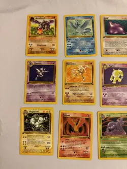 1999 Pokemon - All 1st Edition Non-Holo Rares - Fossil Set 15 Card Lot - WOTC - Image 3