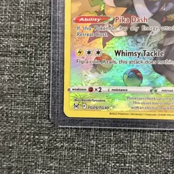Pokemon Pikachu Holo Full Art Trainer Gallery Card TG05/TG30 Lost Origin - Image 4