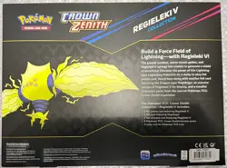 Pokemon Crown Zenith Regieleki v Collection Box Factory Sealed - Image 2
