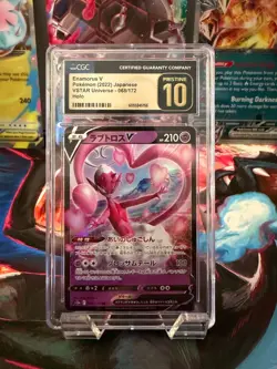 CGC Graded Pristine 10 Enamorus V Pokemon (2022) RR Japenese 068/172 s12a - Image 1