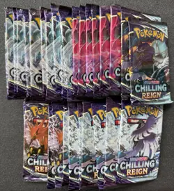 Pokemon SWSH Chilling Reign Booster Packs- 32 - Image 1