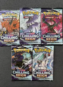 Pokemon SWSH Chilling Reign Booster Packs- 32 - Image 3