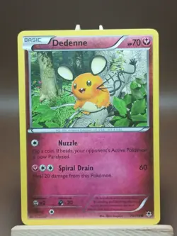 2014 Pokemon XY Phantom Forces Dedenne 70/119 MP - Image 1