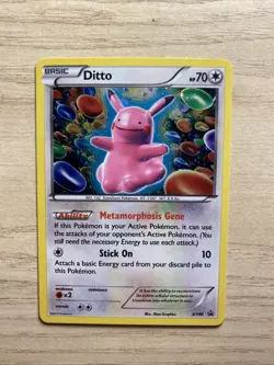 Pokemon TCG - 2015 XY Black Star Promo Ditto #XY40 Rare Holo NM - Image 1