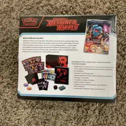Pokemon TCG: S&V Destined Rivals Factory Sealed Elite Trainer Box Rare - Image 2