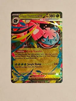 Pokemon TCG Mega Venusaur ex 013 Mega Evolution Promo Holo Near Mint - Image 1