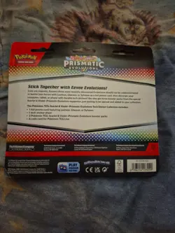 Pokemon TCG - Prismatic Evolutions - Tech Sticker Collection - Leafeon - Sealed - Image 2