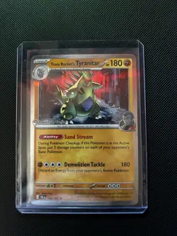 Team Rocket's Tyranitar Pokemon Center Exclusive Promo 096/182 - Image 1
