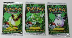 Pokemon 1st Edition Jungle 3 Booster Pack Art Set Unweighed & TCG - Image 1
