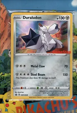 Pokemon TCG Duraludon GameStop Exclusive Stamp Promo SWSH028 NM/M Sealed - Image 1