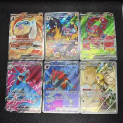 pokemon tcg journey together Ilustrstion Rare Full Art Bundle Lot Of 6 - Image 1