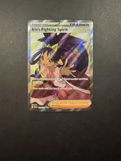 Pokemon TCG - Iris's Fighting Spirit - Trainer Full Art Holo Journey Together NM - Image 1