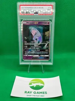 Pokemon TCG Mewtwo GX 78/73 Shining Legends Holo Secret Rare Mewtube PSA 9 - Image 1