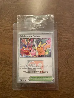SEALED Celebratory Fanfare • NM • 2025 Ace Trainer Reward Promo • Pokemon TCG - Image 1