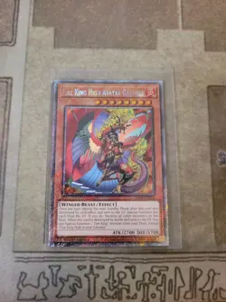 YUGIOH FIRE KING HIGH AVATAR GARUNIX RA04-EN194 PLATINUM 1ST ED NM - Image 1