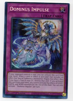 Yugioh! 2025 Mega-Pack *Foil* Dominus Impulse (MP25-EN116) Prismatic Secret *LP* - Image 1