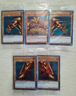 Yu-Gi-Oh! Exodia the Forbidden One Lost Art Promos Set Sealed LART-EN002 - EN006 - Image 1