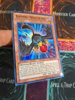 Yu-Gi-Oh! Blackwing - Oroshi the Squall DRLG-EN027 Super Rare 1st Edition NM d4/ - Image 2