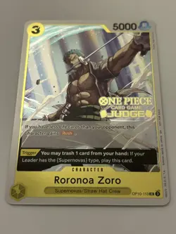 OnePiece TCG - Roronoa Zoro OP10-113 (Judge Pack Vol. 6) - Image 1