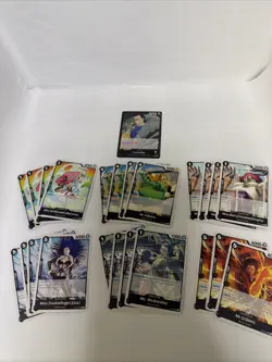 Black Crocodile Pre-constructed Deck One Piece Card Game - Commons/uncommons - Image 1