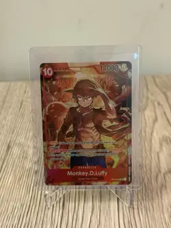 Monkey.D.Luffy Treasure Booster Set ST10-006 One Piece Promotion Cards Foil - Image 1