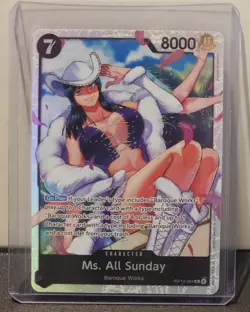 Ms. All Sunday (SR) OP14-084 One Piece TCG The Azure Sea's Seven - Image 1