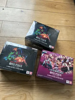 2x OP-06 Sealed Booster Box 1x OP-11 Unsealed Booster Box - One Piece - Image 1
