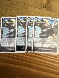 4x OP14-090 Mr 1 (Daz Bonez) R Playset -One Piece TCG- The Azure Sea's Seven Eng - Image 1