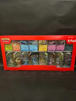 Pokemon TCG Prismatic Evolutions 8 Mini-Tin Bundle NEW/FACTORY SEALED - Image 1