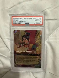Disney Lorcana D23 2024 Vanellope von Schweetz 05/D23 Promo Enchanted PSA 10 - Image 1