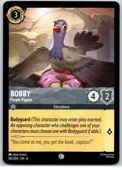 #182 Bobby - Purple Pigeon PLAYSET x4 2025 Disney Lorcana Reign of Jafar 4x - Image 2
