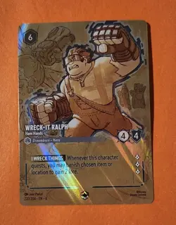 Disney Lorcana Azurite Sea Enchanted Wreck-It Ralph Ham Hands 220/204 EN 6 - Image 1