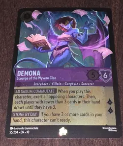 Demona - Scourge of the Wyvern Clan 55/204 - Lorcana: Whispers in the Well - NM - Image 1
