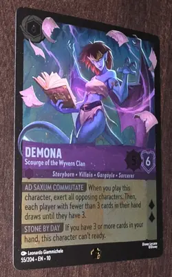 Demona - Scourge of the Wyvern Clan 55/204 - Lorcana: Whispers in the Well - NM - Image 2