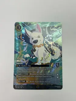 Disney Lorcana Bolt Superdog Enchanted 207/204 Holofoil Archazia’s Island - Image 1