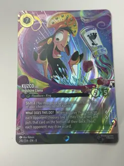 Kuzco Impulsive Llama Enchanted 210/204 Disney Lorcana Reign of Jafar - Image 1