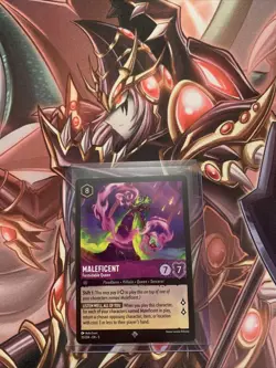 Disney Lorcana Maleficent - Formidable Queen - Shimmering Skies 35/204 Non-Foil - Image 1