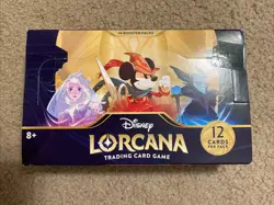 1x box Disney Lorcana: The First Chapter Booster Box - 24 Packs SEALED NEW - Image 1