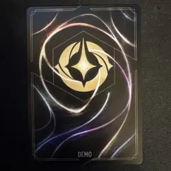 Disney Lorcana Maleficent Sinister Visitor DEMO Card - Image 2