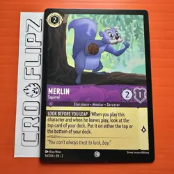 Disney Lorcana: Rise of the Floodborn - Merlin - Squirrel - 54/204 - Image 1