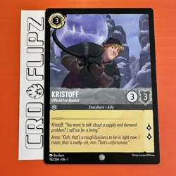 Disney Lorcana TCG Kristoff Official Ice Master 182/204 Common - Image 1